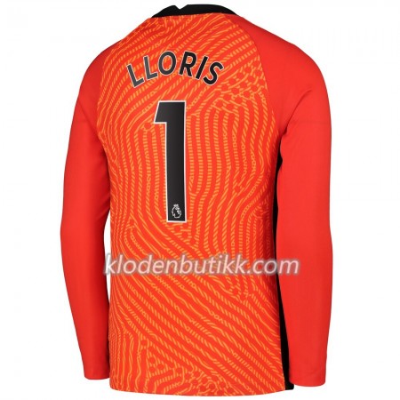 Tottenham Hotspur Hugo Lloris 1 Keeper Hjemme Fotballdrakt 2020-2021 Langermet